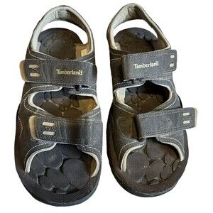 Timberland Sandals Size 4 Boys Brown Outdoor Hiking Camping
